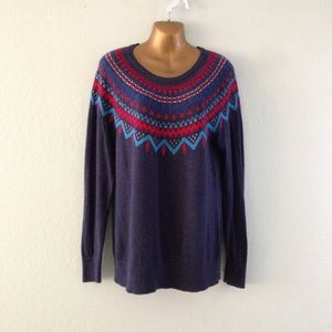 Blue Merona decorative sweater